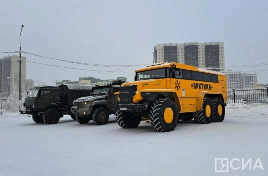 Военная техника проходит испытания в морозах Якутии