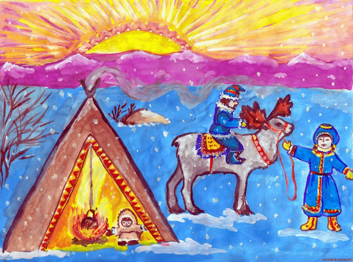 Учёные изучат рисунки саамских детей
