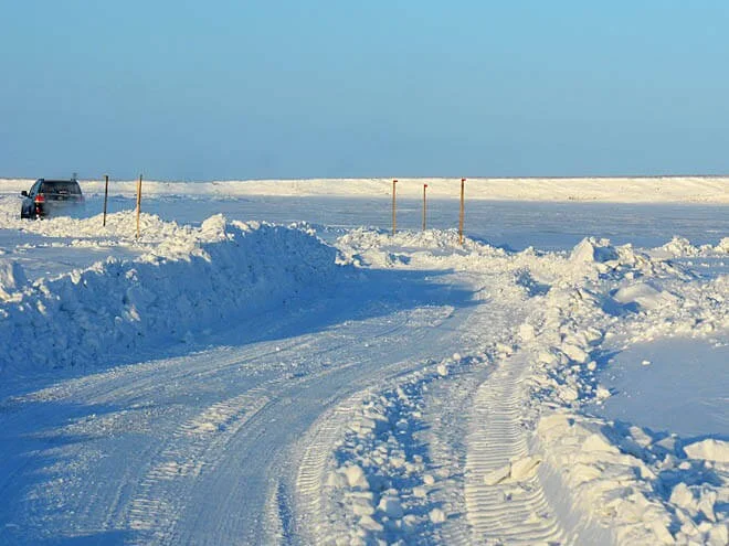 На Чукотке открылась самая длинная ледовая дорога в мире